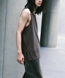 WYM LIDNM | MVS LAYERED SLIT TANK TOP(タンクトップ)