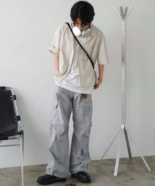 WYM LIDNM(ウィム バイ リドム)の「MVS LAYERED SLIT TANK TOP(タンクトップ・メンズ・アッシュブラウン/オフホワイト/グレー/グレー系/チャコール/ブラック系・XL/L/M/S)」の12枚目の写真