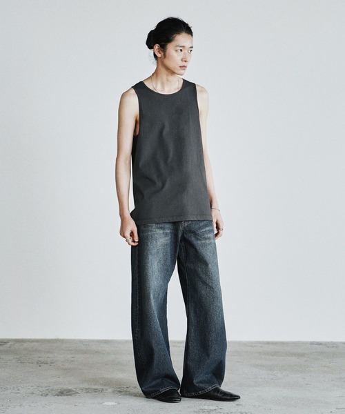 WYM LIDNM（ウィム バイ リドム）の「COOL DRY LAYERED TANK TOP（タンクトップ・メンズ・アッシュブラウン/オフホワイト/グレー/グレー系/チャコール/ブラック系・XL/L/M/S/XS）」の12枚目の写真