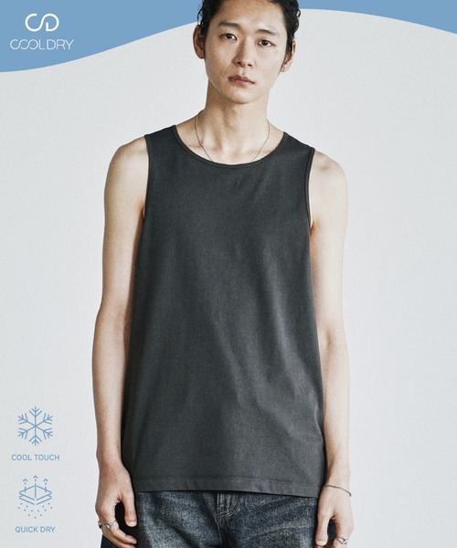 WYM LIDNM（ウィム バイ リドム）の「COOL DRY LAYERED TANK TOP（タンクトップ・メンズ・アッシュブラウン/オフホワイト/グレー/グレー系/チャコール/ブラック系・XL/L/M/S/XS）」の11枚目の写真