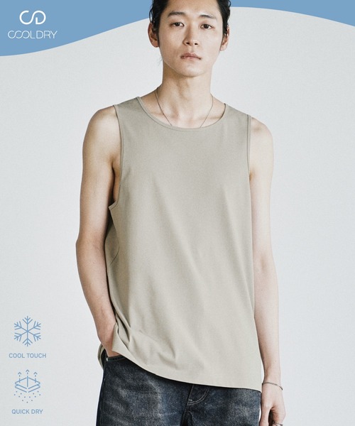 WYM LIDNM（ウィム バイ リドム）の「COOL DRY LAYERED TANK TOP（タンクトップ・メンズ・アッシュブラウン/オフホワイト/グレー/グレー系/チャコール/ブラック系・XL/L/M/S/XS）」の19枚目の写真