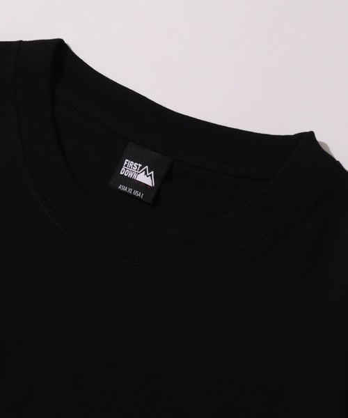 FIRST DOWN(ファーストダウン)の「【FIRST DOWN/ファーストダウン】LOGO S/S TEE/ ワンポイントロゴ 半袖Tシャツ(Tシャツ/カットソー・メンズ・ホワイト/ブラック/ヘザーグレー・M/L/XL)」の20枚目の写真