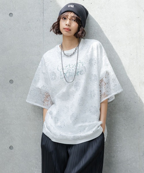 りーページ セール】レースレイヤードT（Tシャツ/カットソー）｜PAGEBOY