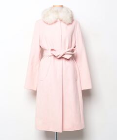 セール】【HANAE MORI】ダブルフェイス ベルト付きコート（その他