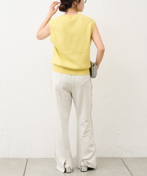 CIAOPANIC TYPY（チャオパニックティピー）の「【WEB限定】【UNISEX】サマーニットベスト（ベスト・レディース・ブルー/グレー/イエロー/ネイビー・LARGE/MEDIUM）」の22枚目の写真