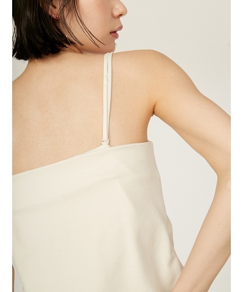 emmi（エミ）の「ダンボールタックベアトップ（Tシャツ/カットソー・レディース・アイボリー/ブラック・0/1）」の10枚目の写真