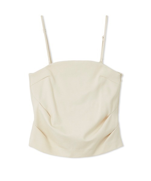 emmi（エミ）の「ダンボールタックベアトップ（Tシャツ/カットソー・レディース・アイボリー/ブラック・0/1）」の16枚目の写真