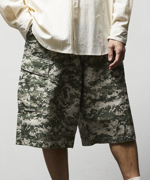 セール】HINSON/ヒンソン 6POCKET SHORT PANTS/6ポケットカモ柄カーゴ