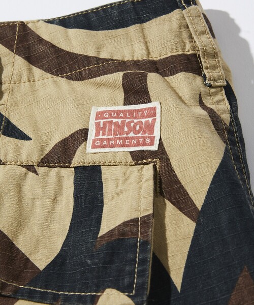 HINSON(ヒンソン)の「HINSON/ヒンソン 6POCKET SHORT PANTS/6ポケットカモ柄カーゴショートパンツ/ミリタリーパンツ(その他パンツ・メンズ・ベージュ/ブラック/チャコールグレー・SMALL/MEDIUM/LARGE)」の12枚目の写真