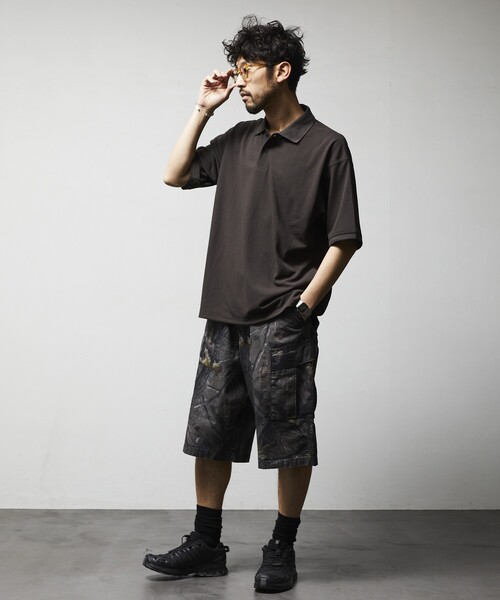 HINSON(ヒンソン)の「HINSON/ヒンソン 6POCKET SHORT PANTS/6ポケットカモ柄カーゴショートパンツ/ミリタリーパンツ(その他パンツ・メンズ・ベージュ/ブラック/チャコールグレー・SMALL/MEDIUM/LARGE)」の21枚目の写真