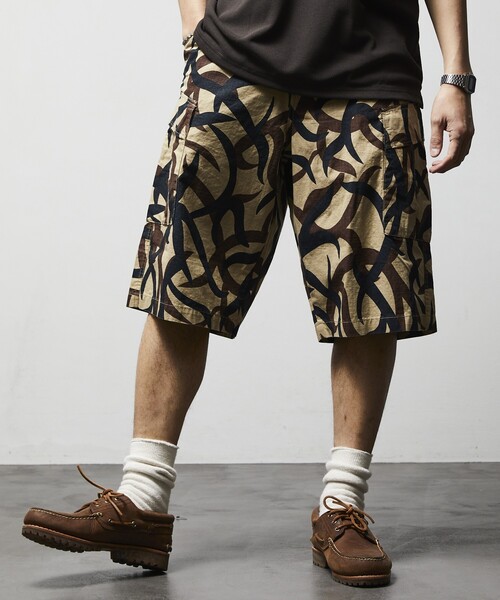 Hinson トライバルカモカーゴパンツ セール】HINSON/ヒンソン 6POCKET PANTS/6ポケットカモ柄カーゴ