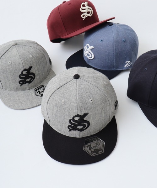 7Union（セブンユニオン）の「7UNION 7's CLASSIC / 7s MODERN / CHILLIN / 7's THUNDER SNAPBACK 3th/4th  フロントロゴ刺繍 6パネルキャップ（キャップ・メンズ・A/H/J/C/D/E/B/G/I/F/K・FREE）」の6枚目の写真
