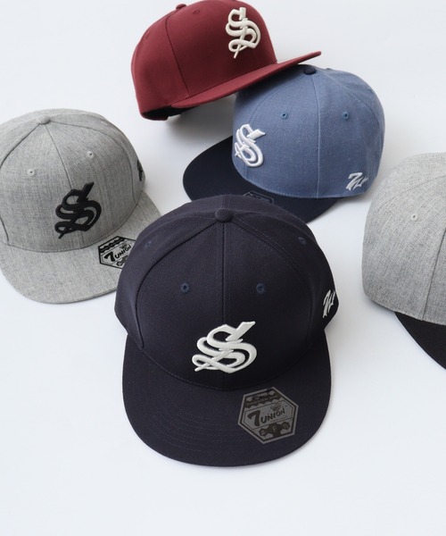 7Union（セブンユニオン）の「7UNION 7's CLASSIC / 7s MODERN / CHILLIN / 7's THUNDER SNAPBACK 3th/4th  フロントロゴ刺繍 6パネルキャップ（キャップ・メンズ・A/H/J/C/D/E/B/G/I/F/K・FREE）」の8枚目の写真