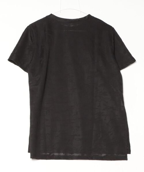 gossip!ロサンゼルス(ゴシップロサンゼルス)の「ボタニカルパターン シアーTシャツ(Tシャツ/カットソー・レディース・オフホワイト/ブラック・M)」の13枚目の写真