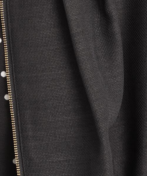 THE SHOP TK （ザ ショップ ティーケー ）の「パナマメッシュブルゾン【洗える】（ブルゾン・レディース・アイボリー/ブラック・13/12）」の10枚目の写真