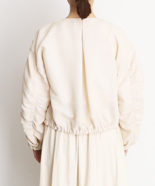 THE SHOP TK （ザ ショップ ティーケー ）の「パナマメッシュブルゾン【洗える】（ブルゾン・レディース・アイボリー/ブラック・13/12）」の13枚目の写真