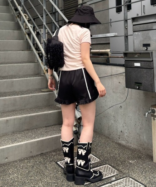 Candy Stripper（キャンディストリッパー）の「BLACK CAT BABYS Tシャツ（Tシャツ/カットソー・レディース・ブラック/ピンク/オフホワイト・FREE）」の9枚目の写真