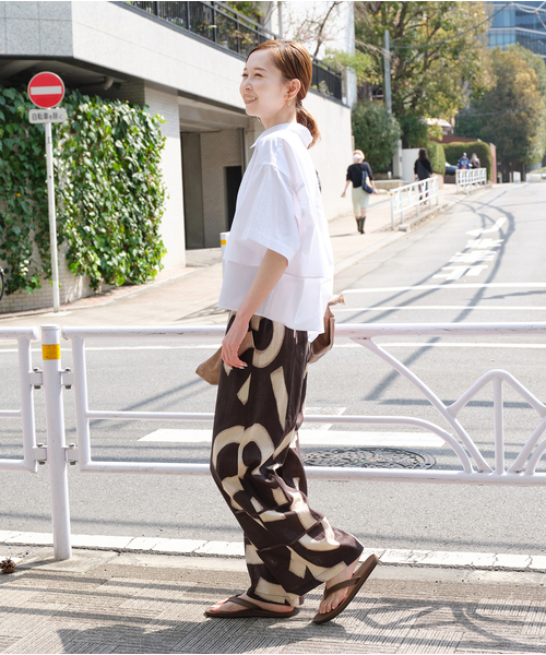 JOURNAL STANDARD(ジャーナルスタンダード)の「レイヤードライクハーフスリーブシャツ(シャツ/ブラウス・レディース・ホワイト/サックスブルー/ネイビー・FREE)」の11枚目の写真