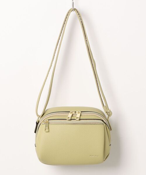 Legato Largo(レガートラルゴ)の「【Legato Largo】レガートラルゴ コロリー ミニショルダーバッグ LG-V0261(ショルダーバッグ・レディース・ブラック/コーラルピンク/ライム/グレイッシュベージュ・FREE)」の12枚目の写真