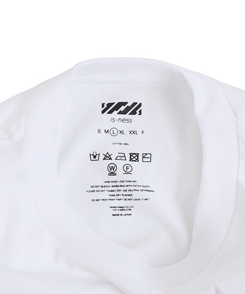 is-ness（イズネス）の「is-ness / イズネス：2-PACK T-SHIRT：1007SSCS03[NOA]（Tシャツ/カットソー・メンズ・ホワイト・XL/L/M）」の4枚目の写真
