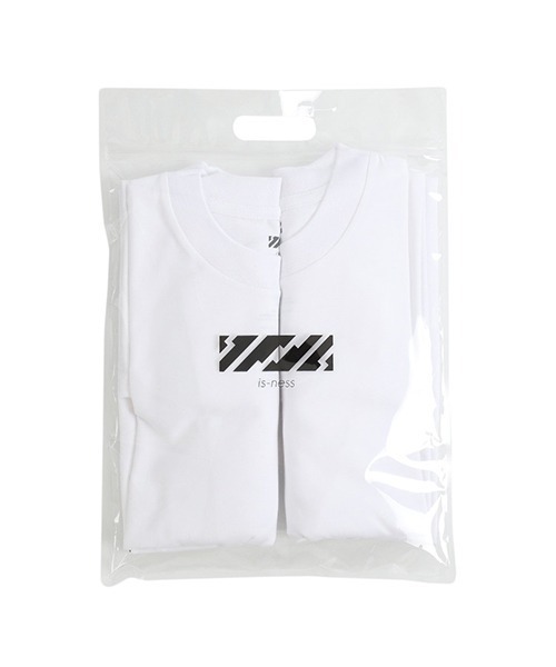 is-ness（イズネス）の「is-ness / イズネス：2-PACK T-SHIRT：1007SSCS03[NOA]（Tシャツ/カットソー・メンズ・ホワイト・XL/L/M）」の5枚目の写真