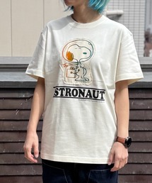 SNOOPY×OLD BETTY'S | スヌーピー【SNOOPY】organic cotton T-shirts(ASTRONAUT)(Tシャツ/カットソー)