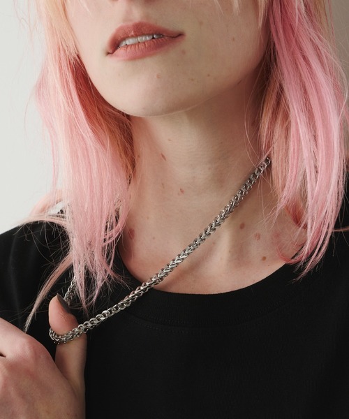 AFF AIVER（エイエフエフアイバー）の「AFF AIVER　サージカルキューブチェーンネックレス（ネックレス・メンズ・シルバー・MEDIUM/LARGE）」の8枚目の写真