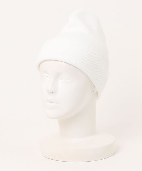 B.I.D.（ビーアイディー）の「《EK326/シンプルカラーニット帽/ニットキャップ（ニットキャップ/ビーニー・レディース・ブラック/レッド/ホワイト/ワインレッド/グリーン系/イエロー系/グレー/イエロー/オレンジ/ブルー・FREE）」の2枚目の写真