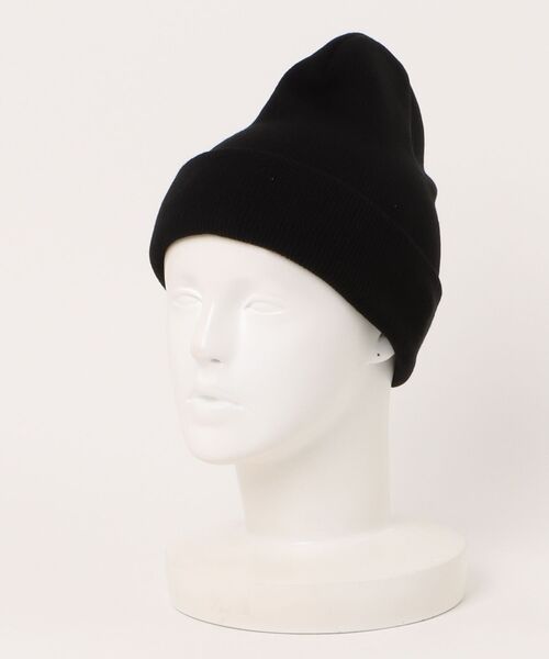 B.I.D.（ビーアイディー）の「《EK326/シンプルカラーニット帽/ニットキャップ（ニットキャップ/ビーニー・レディース・ブラック/レッド/ホワイト/ワインレッド/グリーン系/イエロー系/グレー/イエロー/オレンジ/ブルー・FREE）」の3枚目の写真