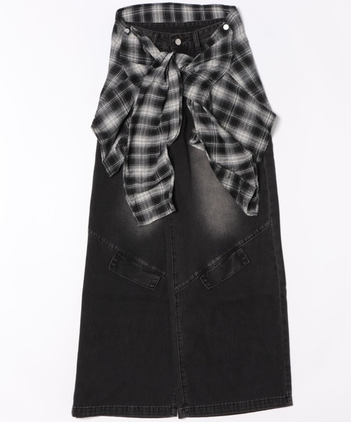 dispark（ディスパーク）の「DISPARK/フェイクシャツスリーブデニム（デニムパンツ・レディース・ブルー/ブラック/ブルー系その他2/ブラック系その他2・SMALL/MEDIUM）」の17枚目の写真