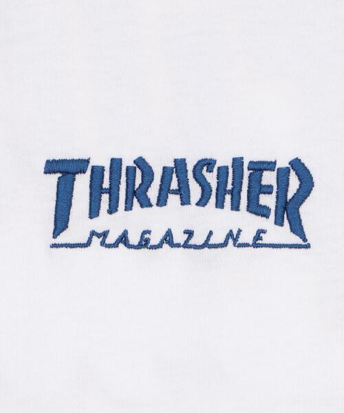 THRASHER(スラッシャー)の「WEGO/THRASHER FRAME LOGO T(Tシャツ/カットソー・メンズ・ホワイト/ブラック・LARGE/MEDIUM)」の5枚目の写真