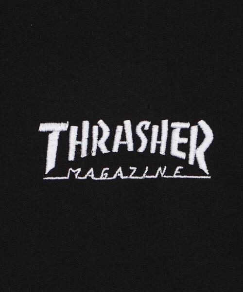 THRASHER(スラッシャー)の「WEGO/THRASHER FRAME LOGO T(Tシャツ/カットソー・メンズ・ホワイト/ブラック・LARGE/MEDIUM)」の6枚目の写真