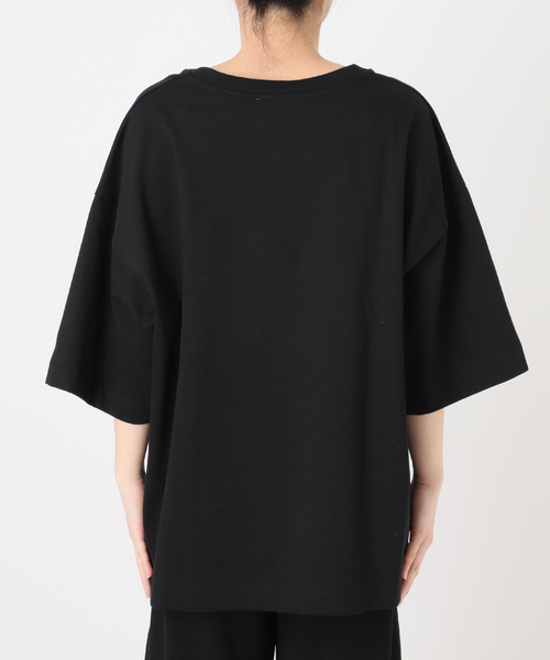 AP STUDIO(エーピーストゥディオ)の「【TEURN STUDIOS/ターンスタジオ】Oversized cotton t-shirt(Tシャツ/カットソー・レディース・ブラック/ホワイト・FREE)」の15枚目の写真
