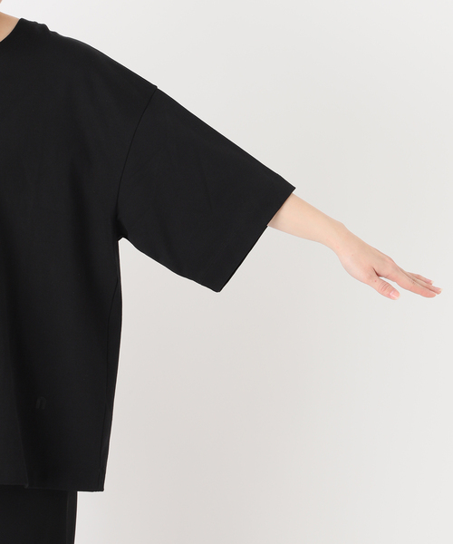 AP STUDIO(エーピーストゥディオ)の「【TEURN STUDIOS/ターンスタジオ】Oversized cotton t-shirt(Tシャツ/カットソー・レディース・ブラック/ホワイト・FREE)」の17枚目の写真