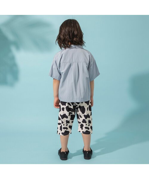 BREEZE(ブリーズ)の「【着心地さらっと】総柄サマーパンツ7分丈_サマーエール(その他パンツ・キッズ・ブルー/クリーム/オフホワイト/ブラック/エメラルド/グリーン/ピンク/ベージュ/ライトインディゴブルー/ミント/ネイビー・100/80/90/110/120/130)」の13枚目の写真