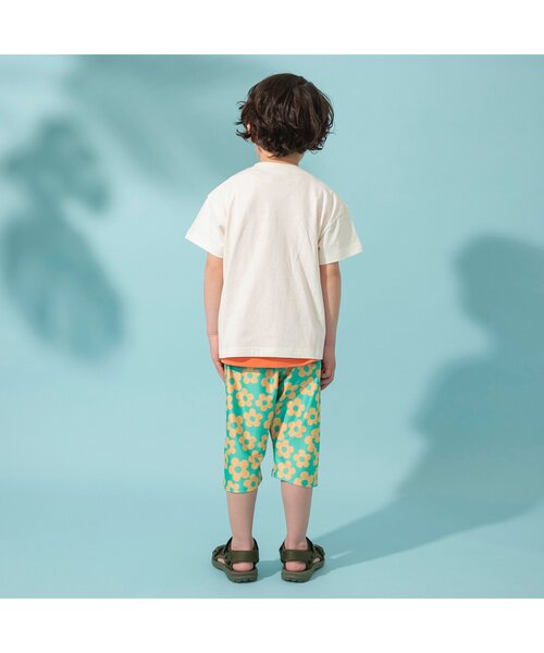 BREEZE(ブリーズ)の「【着心地さらっと】総柄サマーパンツ7分丈_サマーエール(その他パンツ・キッズ・ブルー/クリーム/オフホワイト/ブラック/エメラルド/グリーン/ピンク/ベージュ/ライトインディゴブルー/ミント/ネイビー・100/80/90/110/120/130)」の22枚目の写真
