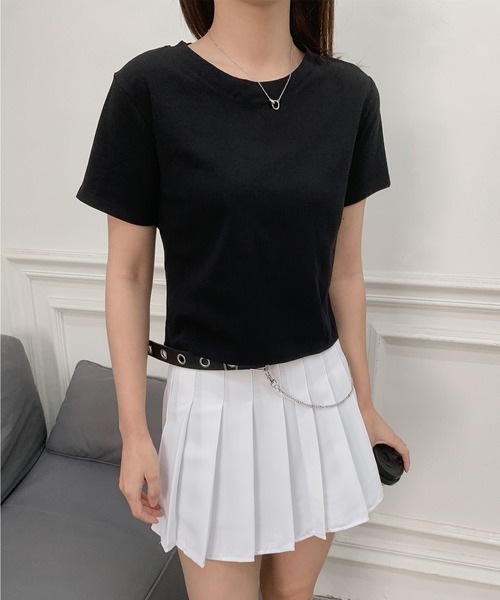 Jasmine Grandiflorum(ジャスミングランディフローラム)の「【Jasmine】ベーシックバックオープントップス (SS)(その他トップス・レディース・ピンク/ブラック/ホワイト・FREE)」の4枚目の写真