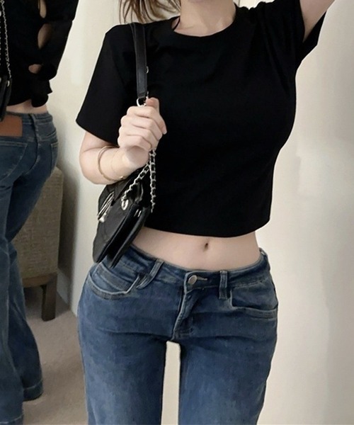 Jasmine Grandiflorum(ジャスミングランディフローラム)の「【Jasmine】ベーシックバックオープントップス (SS)(その他トップス・レディース・ピンク/ブラック/ホワイト・FREE)」の16枚目の写真