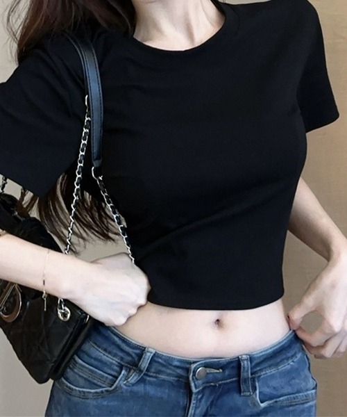 Jasmine Grandiflorum(ジャスミングランディフローラム)の「【Jasmine】ベーシックバックオープントップス (SS)(その他トップス・レディース・ピンク/ブラック/ホワイト・FREE)」の17枚目の写真