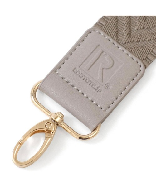ROOTOTE(ルートート)の「【限定商品】ルートート / RTG.OP.STRAP.pattern-38-A(ショルダーバッグ・レディース・アイボリー/グレイッシュベージュ・FREE)」の6枚目の写真