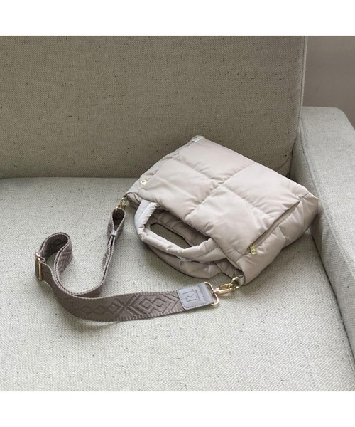 ROOTOTE(ルートート)の「【限定商品】ルートート / RTG.OP.STRAP.pattern-38-A(ショルダーバッグ・レディース・アイボリー/グレイッシュベージュ・FREE)」の12枚目の写真