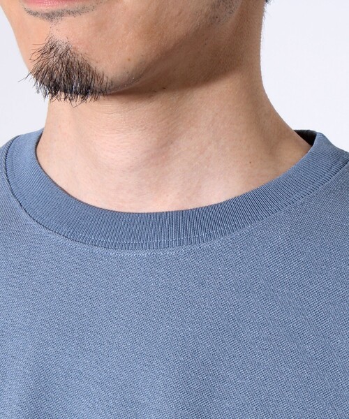 GLOSTER(グロスター)の「”速乾性・ストレッチ性・抗ピリング性・耐洗濯性” PERFECTEX ハイツイスト カノコTシャツ(Tシャツ/カットソー・メンズ・ネイビー/グレイッシュブルー/チャコールグレー・S/M/L)」の15枚目の写真