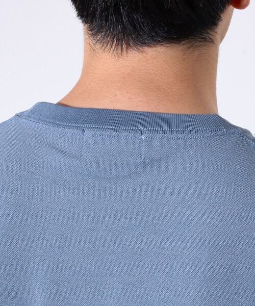 GLOSTER(グロスター)の「”速乾性・ストレッチ性・抗ピリング性・耐洗濯性” PERFECTEX ハイツイスト カノコTシャツ(Tシャツ/カットソー・メンズ・ネイビー/グレイッシュブルー/チャコールグレー・S/M/L)」の11枚目の写真