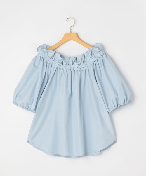◇25SS◇NOLLEY'S sophi タフタオフショル2WAYブラウス セール】タフタオフショル2WAYブラウス（シャツ/ブラウス