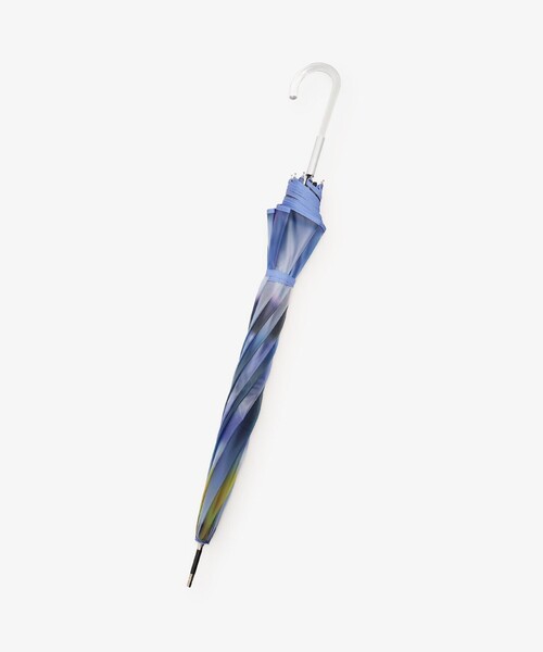 Afternoon Tea（アフタヌーンティー）の「フラワー＆スカイクリア長傘 雨傘（長傘・レディース・ブルー・ONE SIZE）」の2枚目の写真