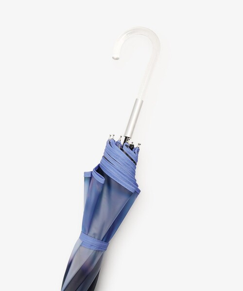 Afternoon Tea（アフタヌーンティー）の「フラワー＆スカイクリア長傘 雨傘（長傘・レディース・ブルー・ONE SIZE）」の3枚目の写真