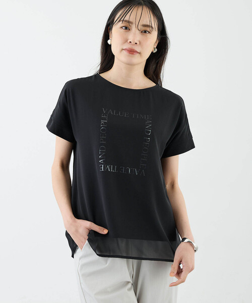 使用感あり‼️X Tシャツ タテ・ヨコ全方向に伸びるDELTAナイロン4DストレッチTシャツ