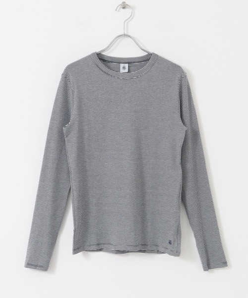 PETIT BATEAU(プチバトー)の「PETIT BATEAU 長袖ML COL ROND(Tシャツ/カットソー・レディース・ブルー系その他・MEDIUM)」の1枚目の写真