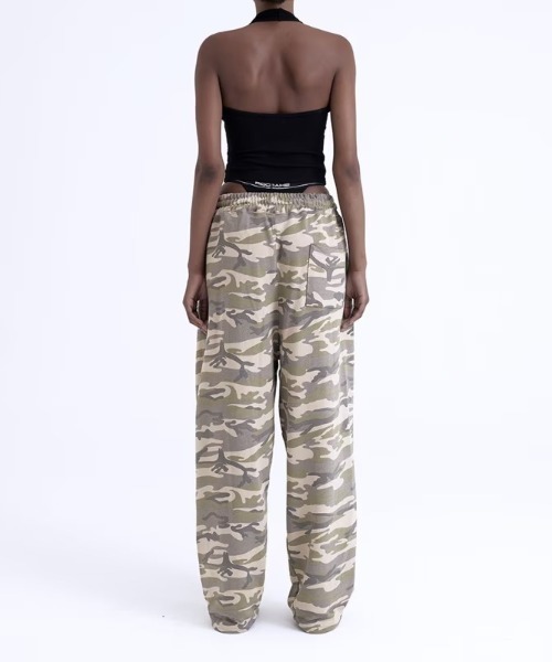 [ROCKCAKE] Camo l Graphics Pants /追跡付 セール】【日本未発売/WEB限定】ROCKCAKE(ロックケーキ)/ワイド