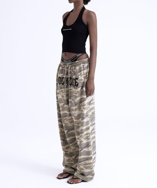 [ROCKCAKE] Camo l Graphics Pants /追跡付 MUSINSA公式 | ROCKCAKE Camo Metal Graphics Pants - Gray